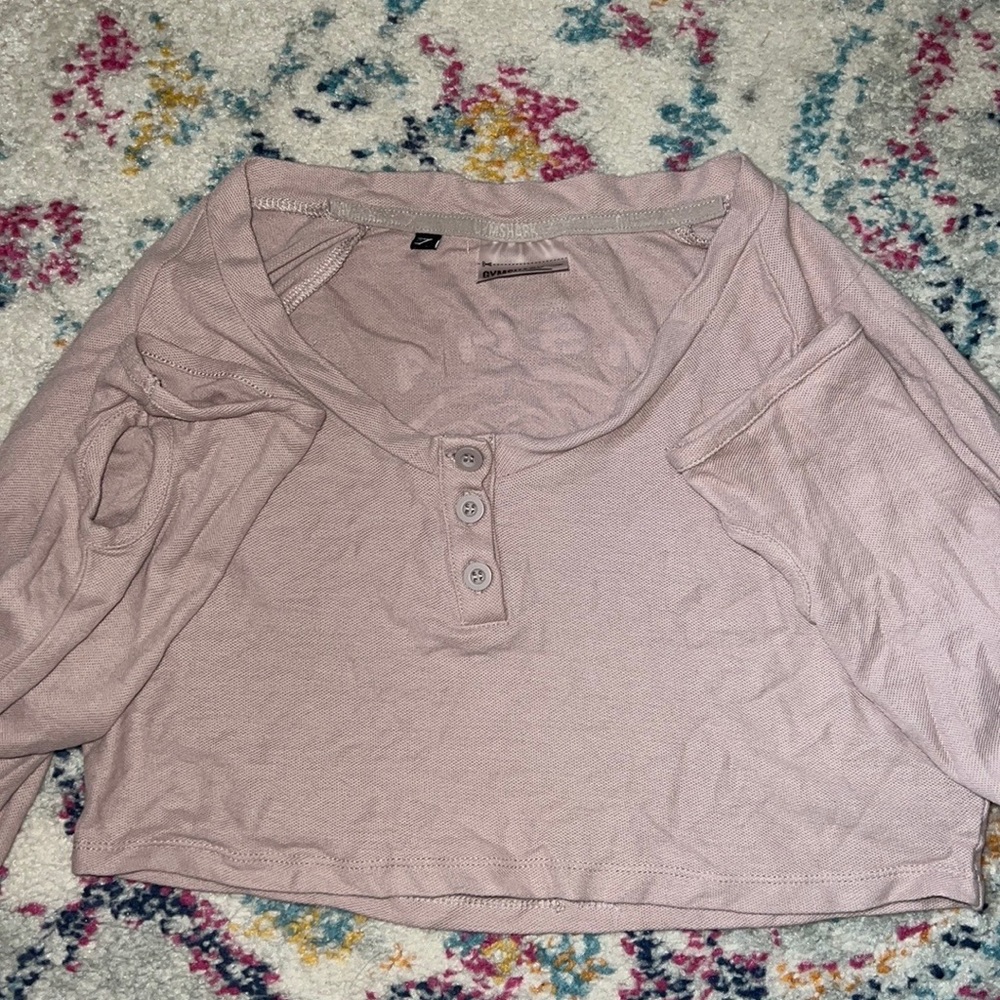 Gymshark training longsleeve cropped, Size S